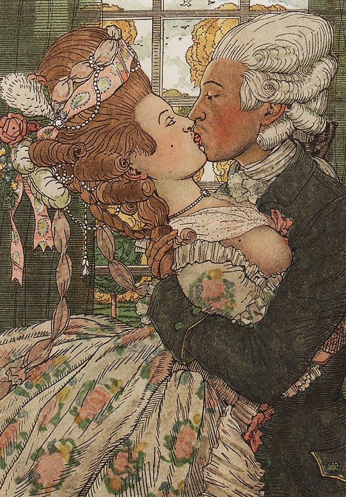 Lovers by Konstantin Somov